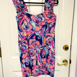 Lilly Pulitzer beach/ seashell dress, size 10